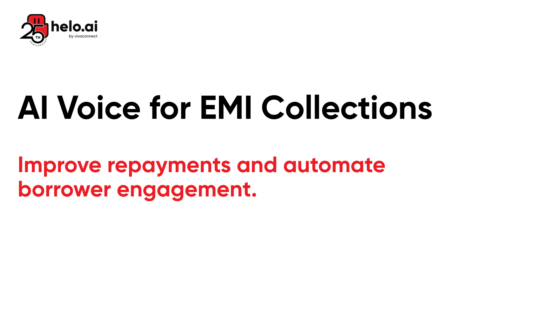 AI Voice for EMI Collections